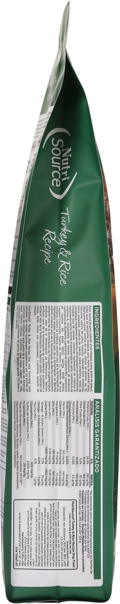 slide 5 of 15, NutriSource For All Life Stages Turkey & Rice Recipe Dog Food 26 lb, 26 lb