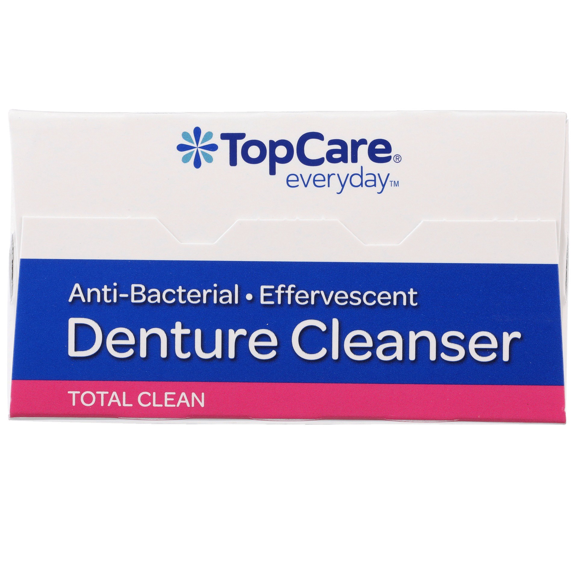 slide 6 of 6, TopCare Top Care Denture Cleanser Tablets Anti-Bacterial, 40 ct