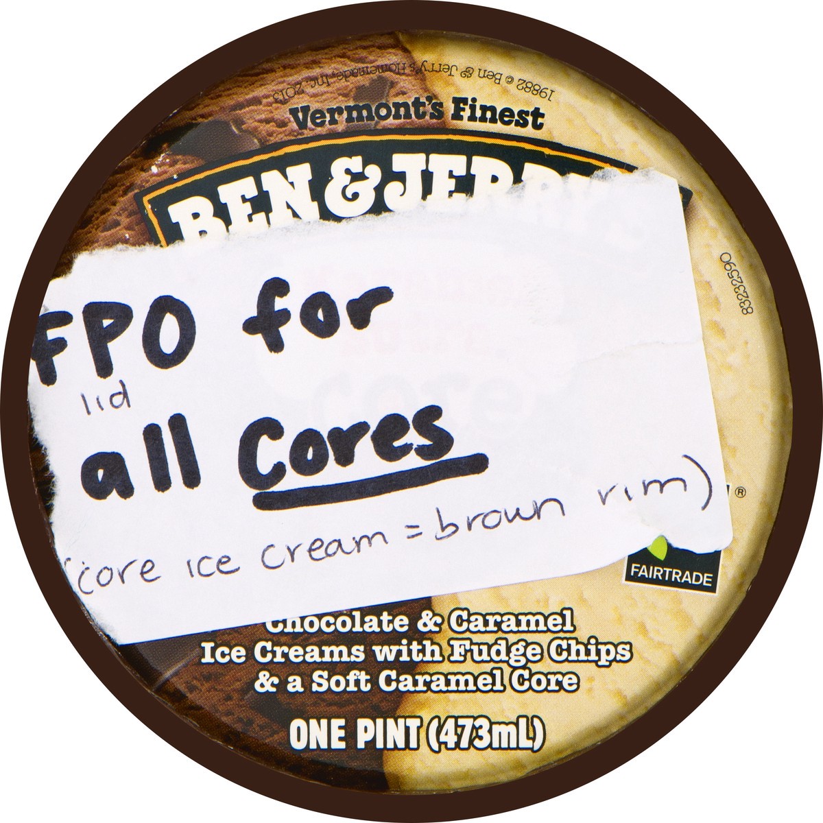 slide 6 of 6, Ben & Jerry's Ice Cream Sweet Like Sugar Cookie Dough Core, 16 oz, 1 pint