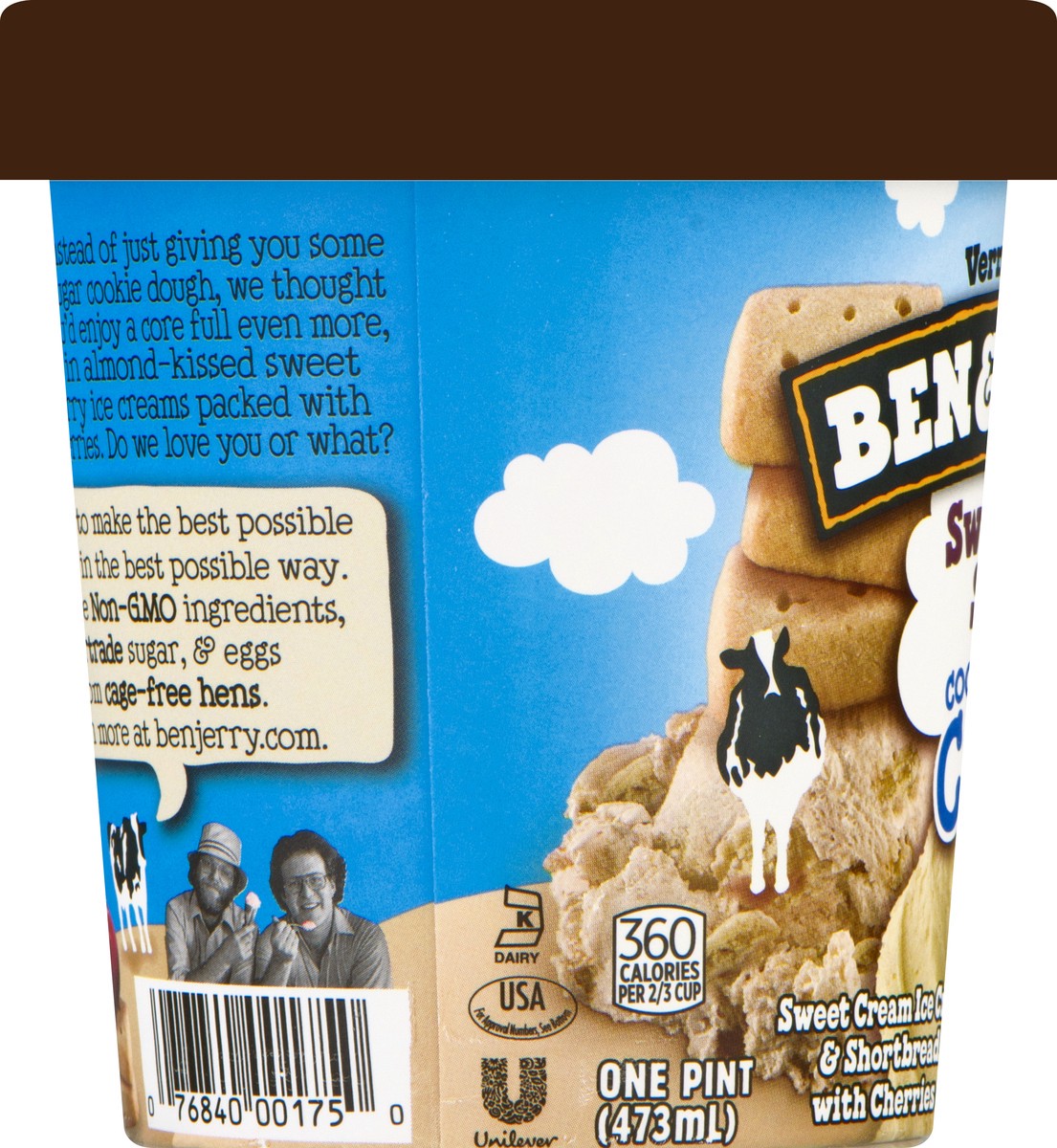 slide 2 of 6, Ben & Jerry's Ice Cream Sweet Like Sugar Cookie Dough Core, 16 oz, 1 pint