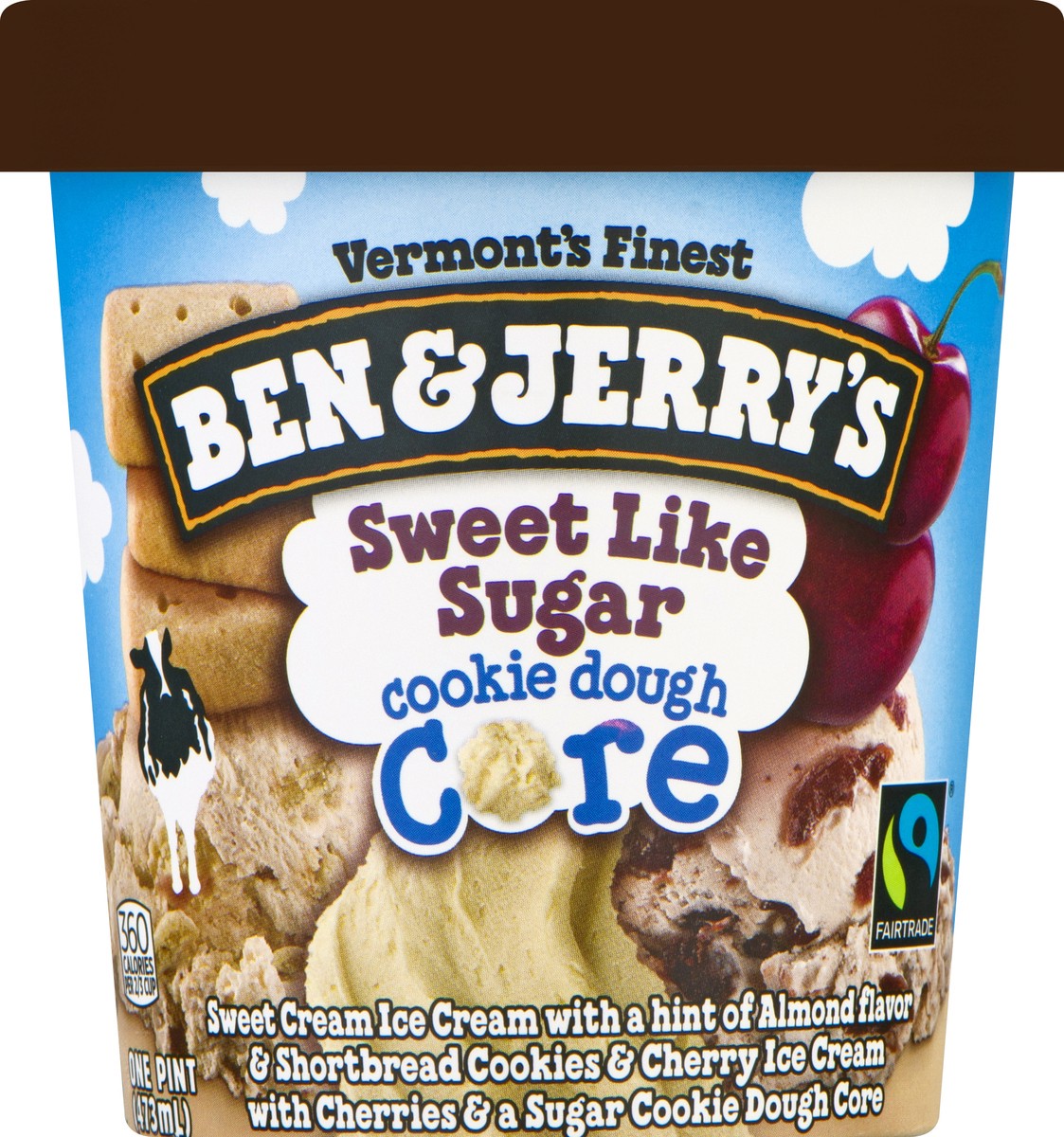 slide 4 of 6, Ben & Jerry's Ice Cream Sweet Like Sugar Cookie Dough Core, 16 oz, 1 pint