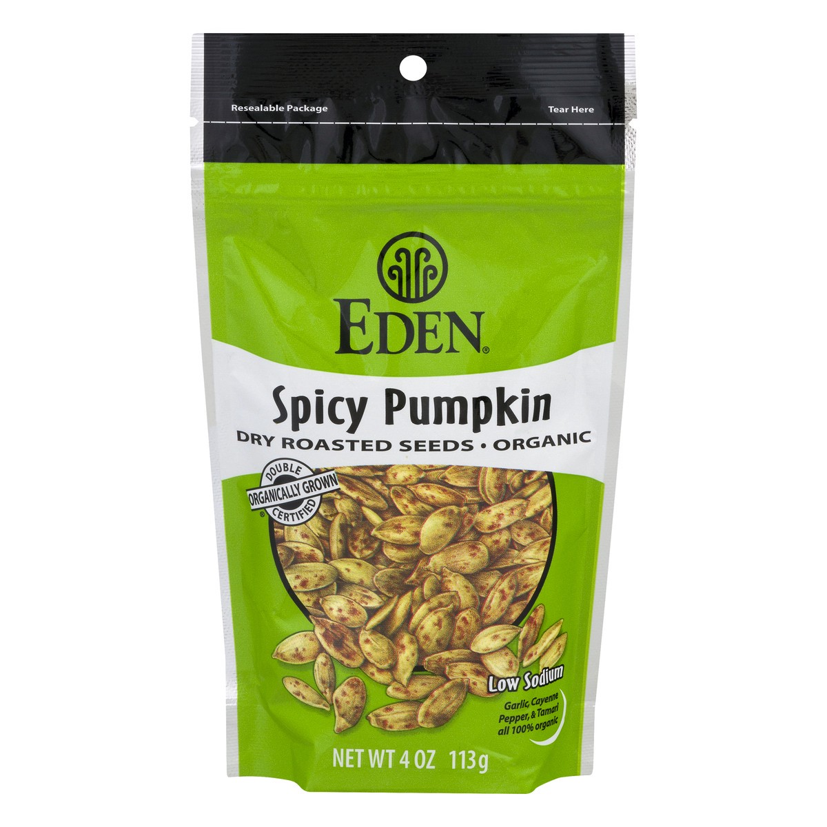 slide 1 of 9, Eden Foods Seed Pumpkin Spicy, 1 ct