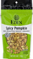 Eden Foods Organic Spicy Pumpkin Dry Roasted Seeds 4 oz