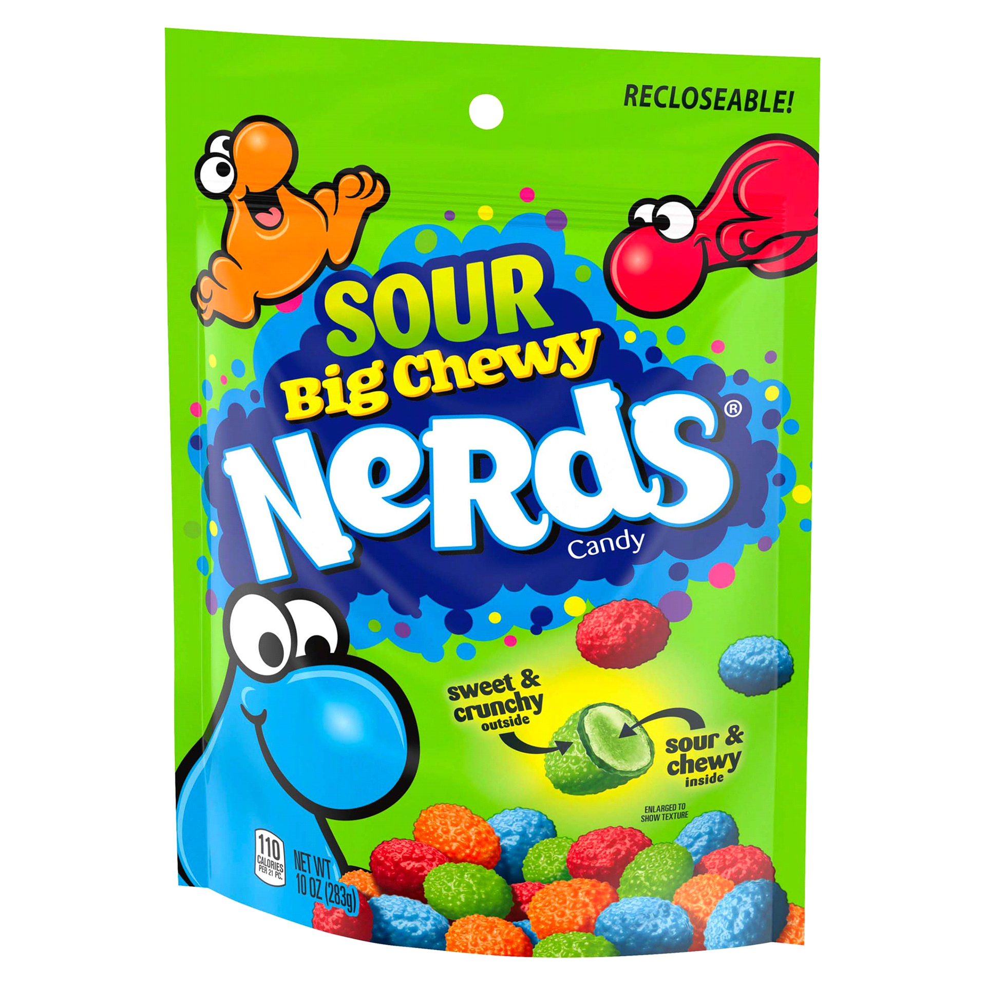 slide 24 of 29, Nerds Wonka Nerds Chewy Sour Stand Up Bag, 10 oz