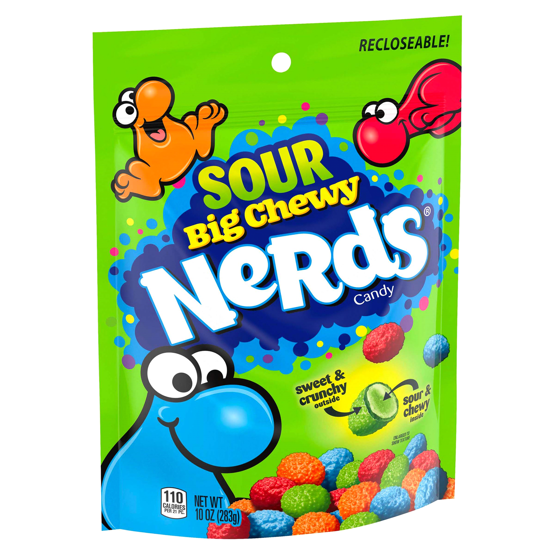 slide 9 of 29, Nerds Wonka Nerds Chewy Sour Stand Up Bag, 10 oz