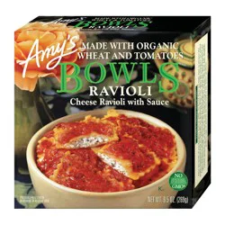 Amy's Amy’s Frozen Bowls, Cheese Ravioli with Sauce, 9.5 oz.