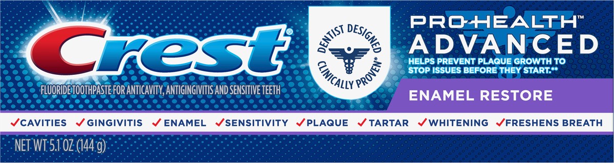 slide 2 of 3, Crest Pro-Health Advanced Enamel Restore Toothpaste (5.1oz), 5.1 oz