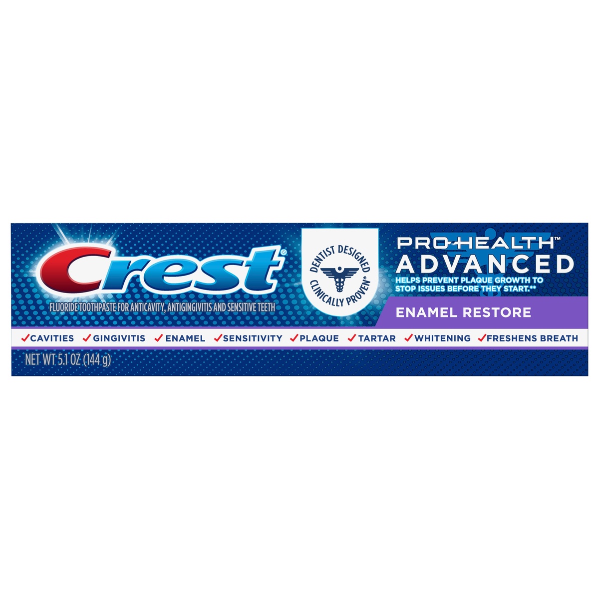 slide 1 of 1, Crest Pro-Health Advanced Enamel Restore Toothpaste (5.1oz), 5.1 oz