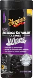 Meguiar's Interior Detailer Cleaner Full Size Matte Wipes 25 ea