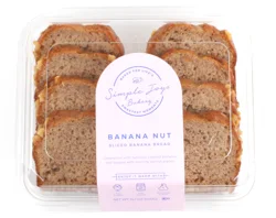 FRESH FROM MEIJER Simply Joys Banana Nut Cake Slices 14.1 Oz.