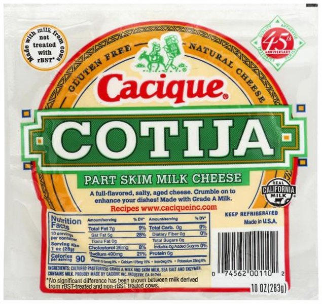 slide 1 of 1, Cacique Cotija, per lb