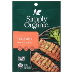 Simply Organic Teriyaki Marinade Mix 0.99 oz