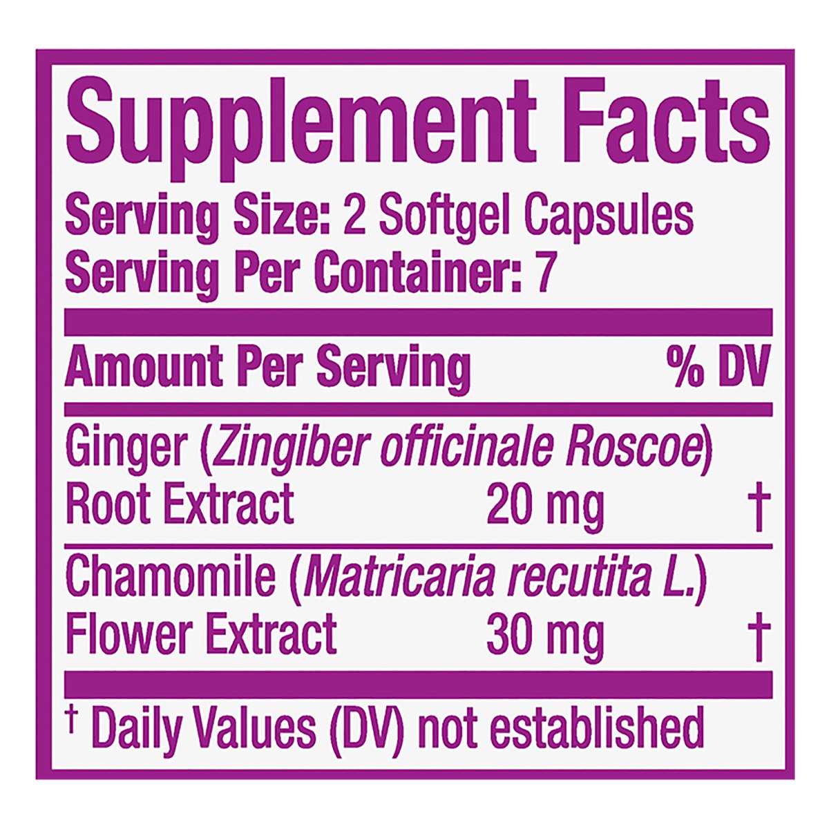 slide 10 of 10, Pepto-Bismol Herbal Blends Softgels Ginger & Chamomile 14 ea, 14 ct