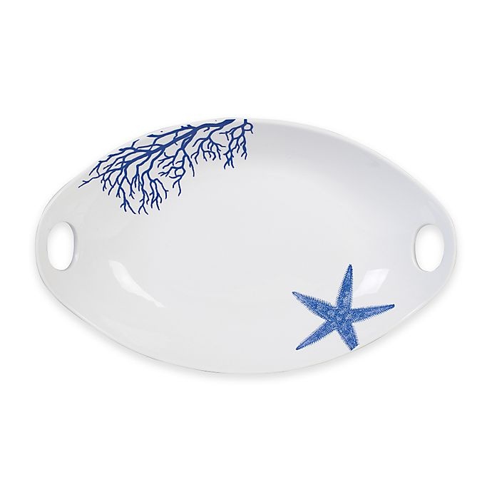 slide 1 of 1, Everyday Whiteby Fitz and Floyd Coastal Starfish & Coral Serve Bowl, 1 ct