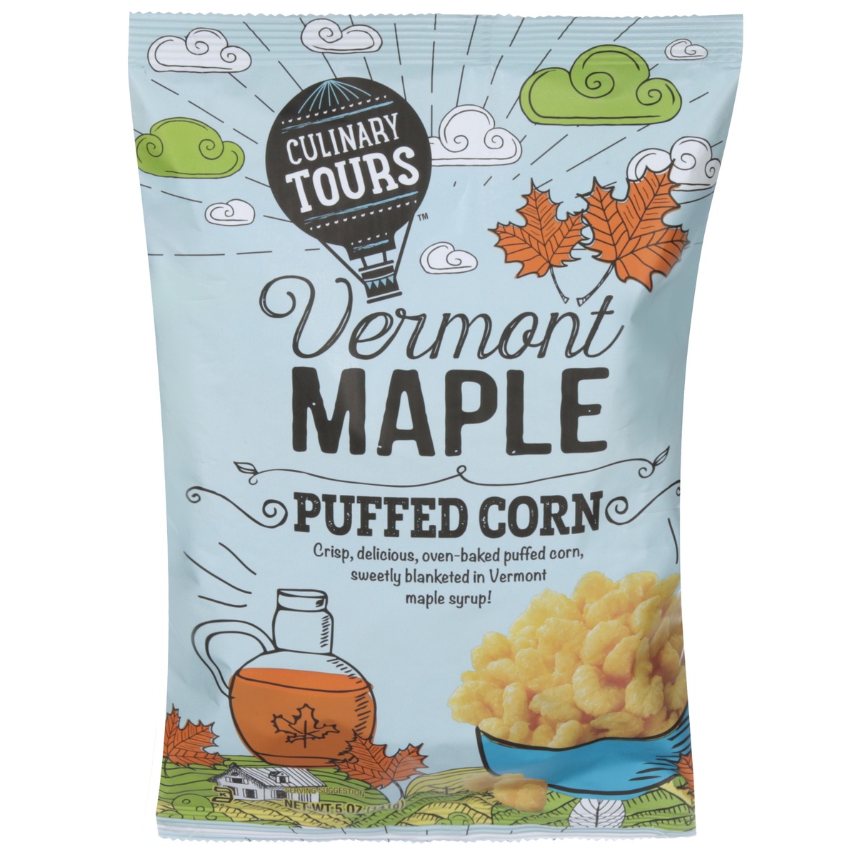 slide 1 of 1, Culinary Tours Vermont Maple Puffed Corn, 5 oz