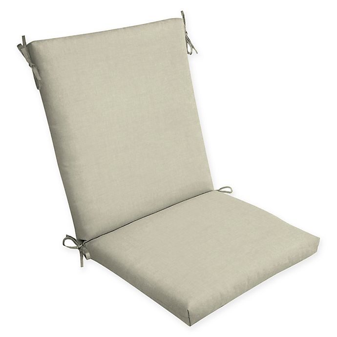 slide 1 of 1, Arden Selections Solid Outdoor Chair Cushion - Tan, 1 ct