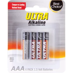Best Choice Ultra Alkaline AAA Batteries