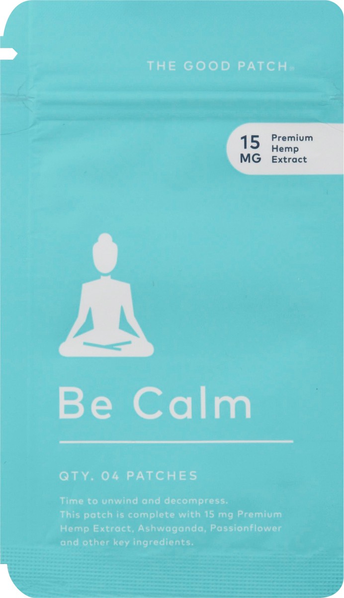 slide 11 of 13, The Good Patch Be Calm Patches 4 ea, 4 ct
