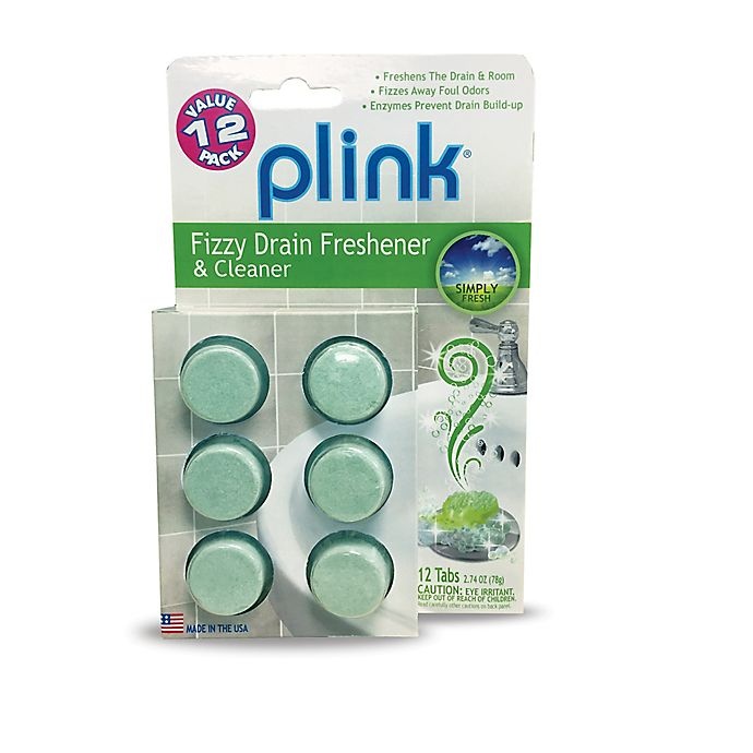 slide 1 of 1, plink 12-Tab Fizzy Drain Freshener & Cleaner, 1 ct