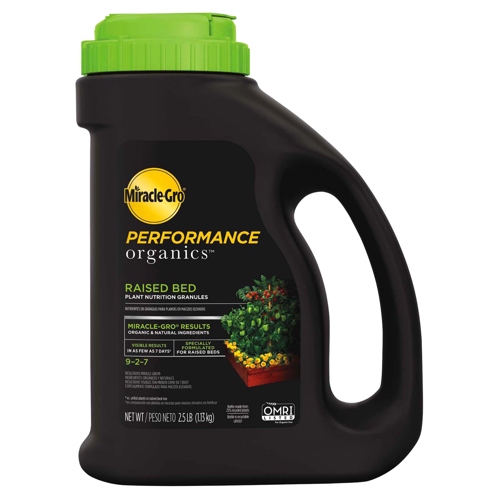 slide 1 of 1, Miracle-Gro Miracle Gro Performance Organics, Raised Bed Granules, 2.5 lb