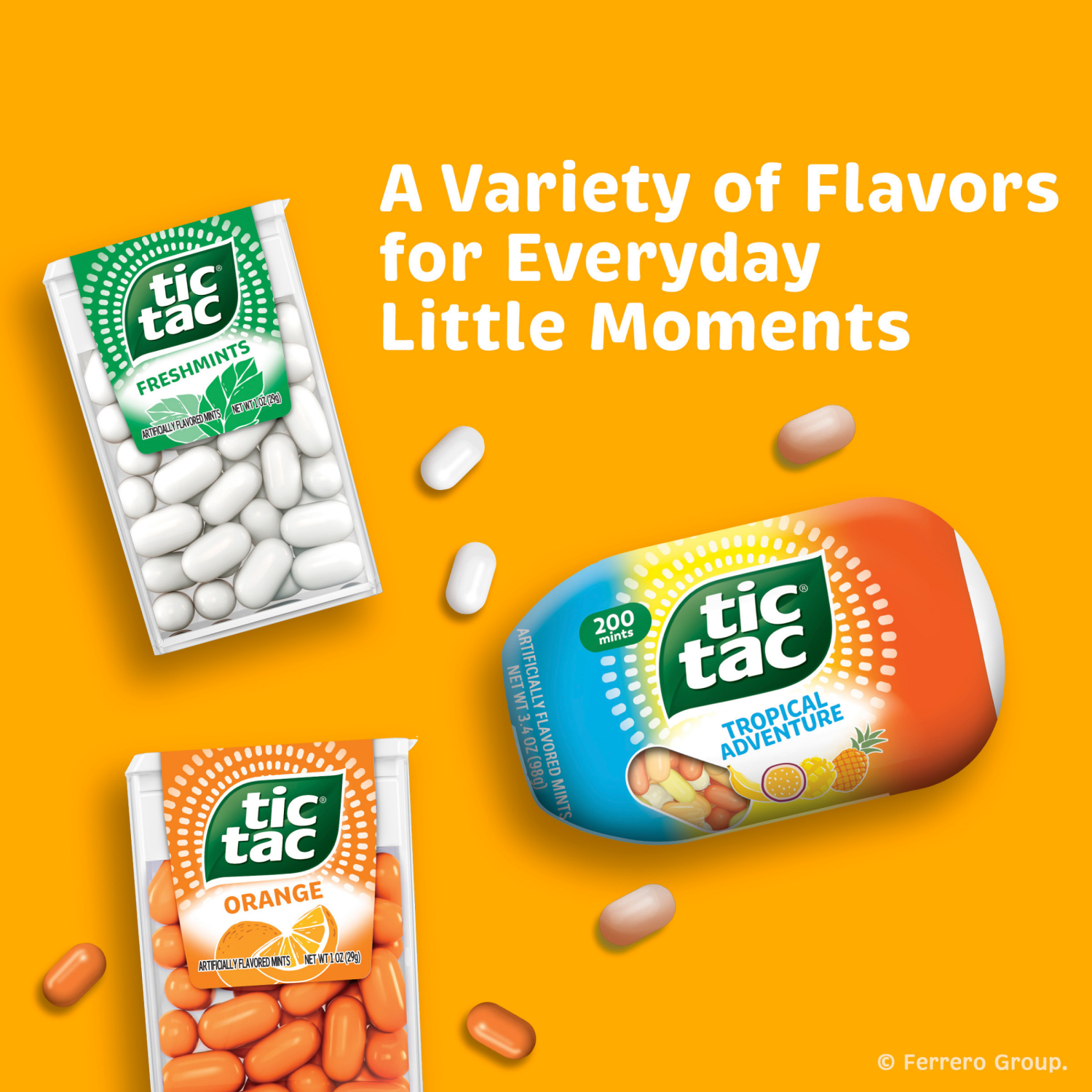 slide 4 of 5, Tic Tac Fruit Adventure Mints 200 ea, 200 ct