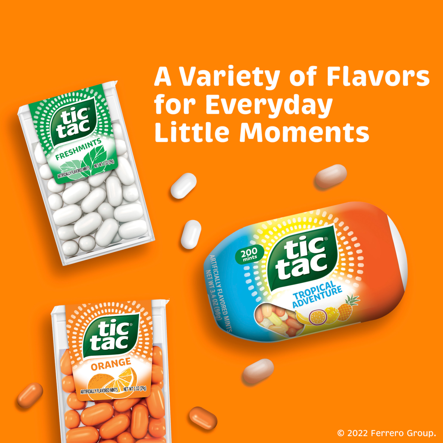 slide 4 of 5, Tic Tac Orange Mints - 200 ct, 200 ct