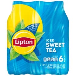 Lipton Iced Tea Sweet Tea 16.9 Fl Oz, 6 Count