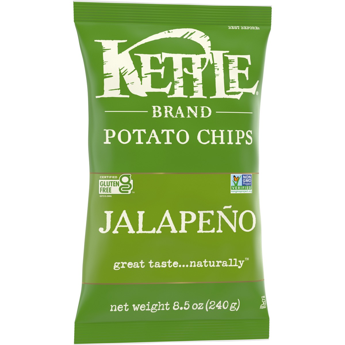 slide 2 of 9, Kettle Brand Potato Chips, Jalapeno Kettle Chips, 8.5 Oz, 