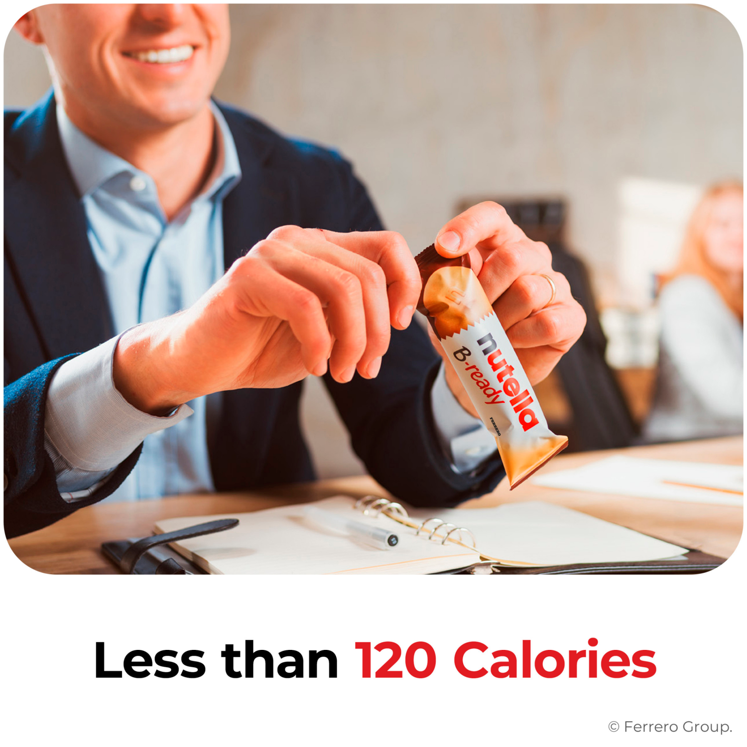 slide 2 of 4, Nutella B-Ready Crispy Wafer 6 - 0.7 oz Packs, 6 ct