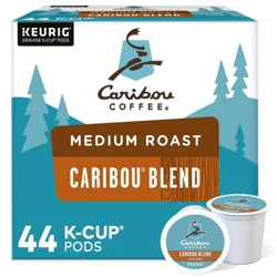 Caribou Coffee Blend Keurig Single-Serve K-Cup Pod, Medium Roast Coffee, 44 Count