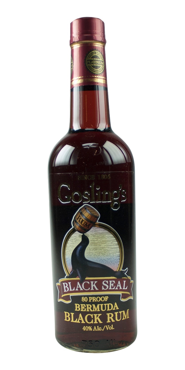 slide 1 of 1, Gosling's Black Seal Rum, 750 ml