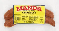 Manda Andouille Sausage 12 oz