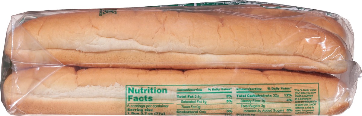 slide 10 of 14, Korda's Coney Island Footlongs Hot Dog Buns 6 ea, 6 ct