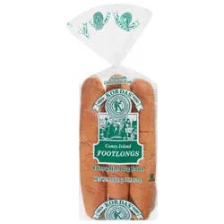 Korda's Coney Island Footlongs Hot Dog Buns 6 ea