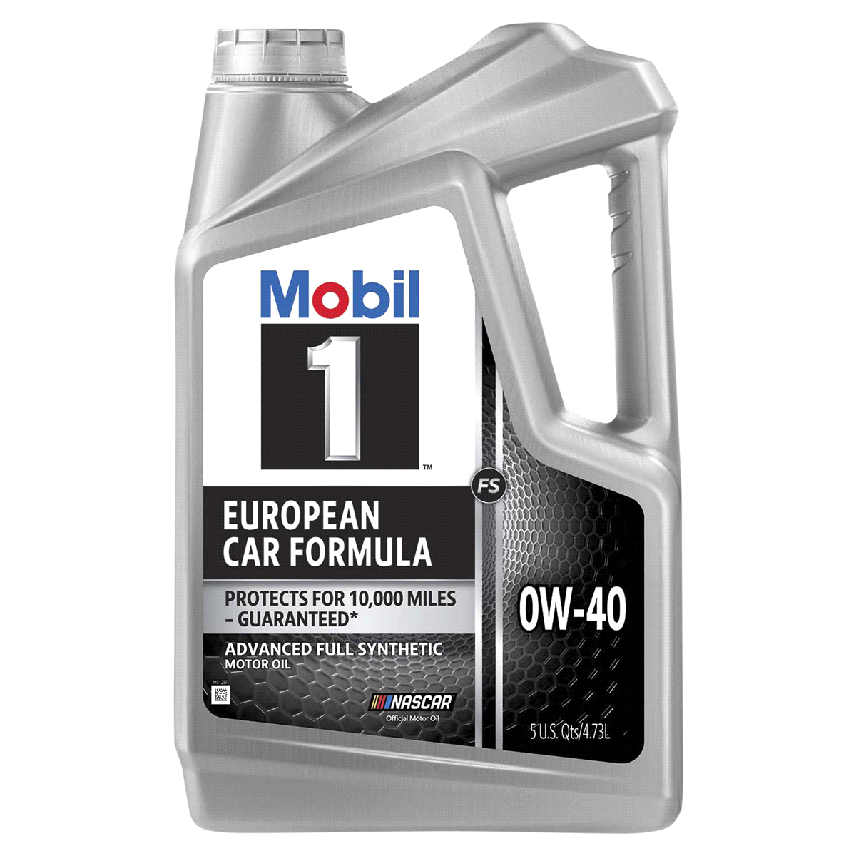 slide 1 of 5, Mobil 1 European Car Formula Mobil 1 FS European Car Formula Full Synthetic Motor Oil 0W-40, 5 Quart, 5 qt