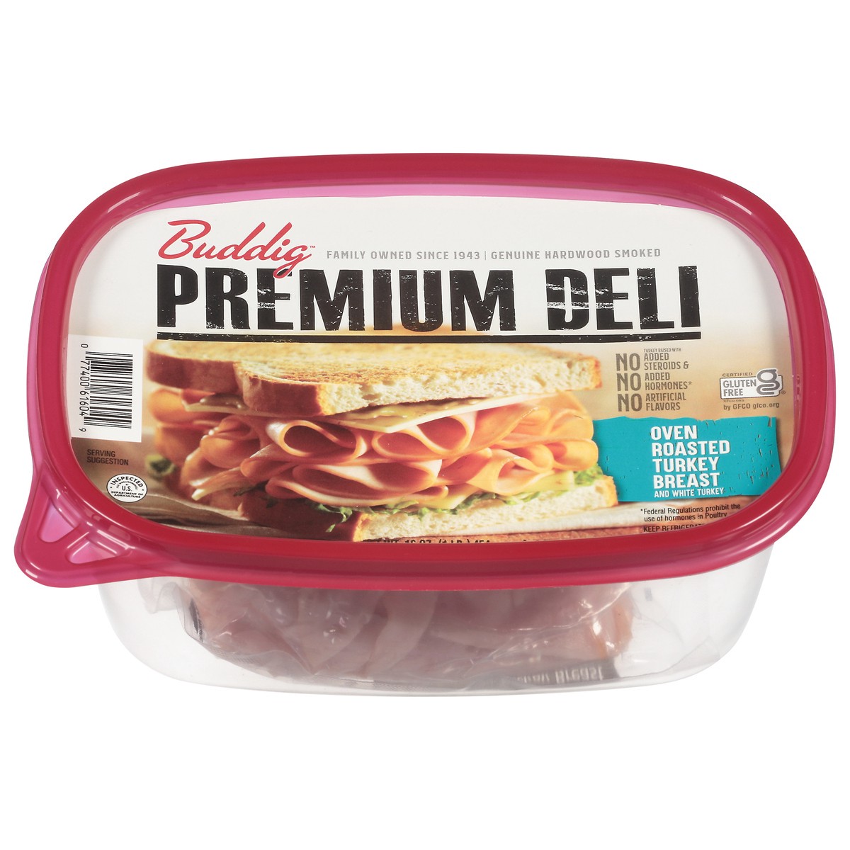 slide 11 of 11, Buddig Premium Deli Oven Roasted Turkey Breast Lunch Meat 2 - 8 oz Packs, 