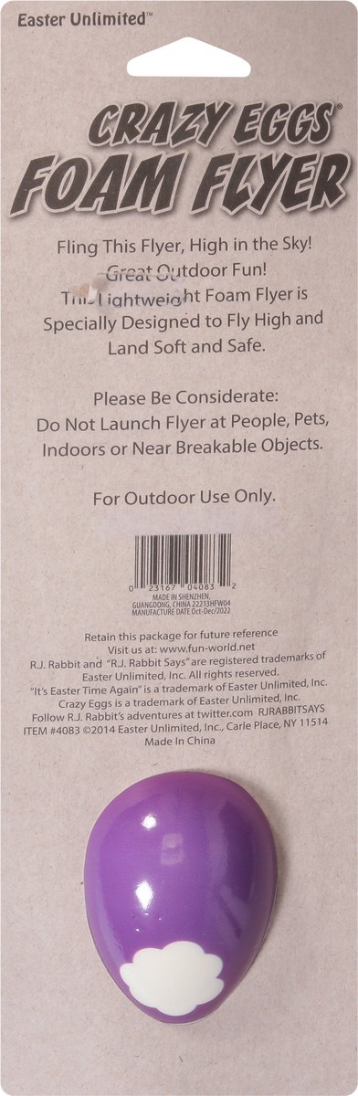 slide 5 of 9, Easter Unlimited Hol Crazy Eggs Foam Flyer, 1 ct