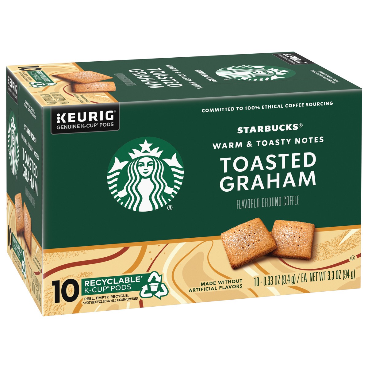 slide 2 of 9, Starbucks Toasted Graham K-Cup Pods, 10 ct