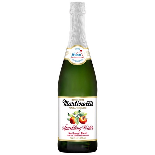 slide 1 of 1, Martinelli's Gold Medal Sparkling Cider, Northwest Blend, 25.4 fl oz