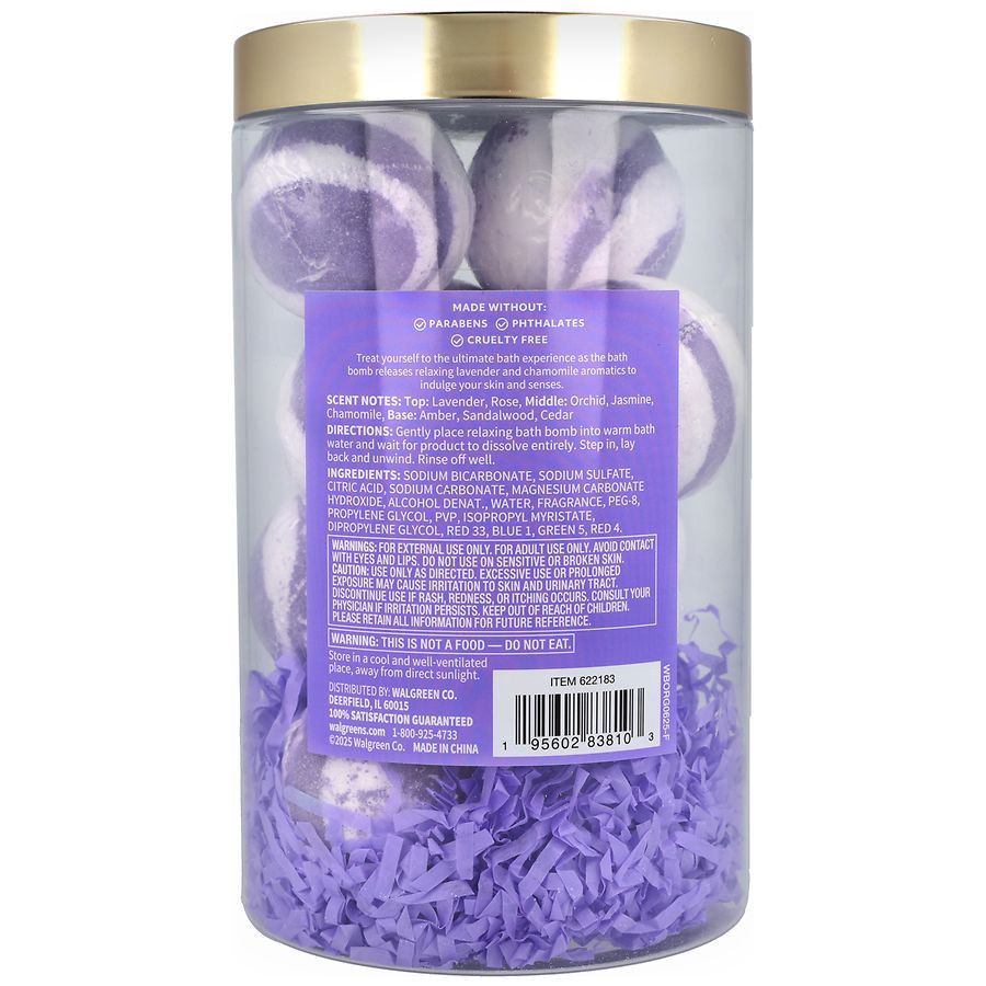 slide 3 of 5, Modern Expressions Bath Bombs Lavender & Chamomile, 10 ct