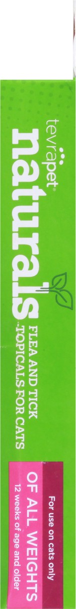 slide 8 of 12, TevraPet Naturals Flea and Tick Topicals for Cats 3 - 1.0 ml Applicators, 3 ct