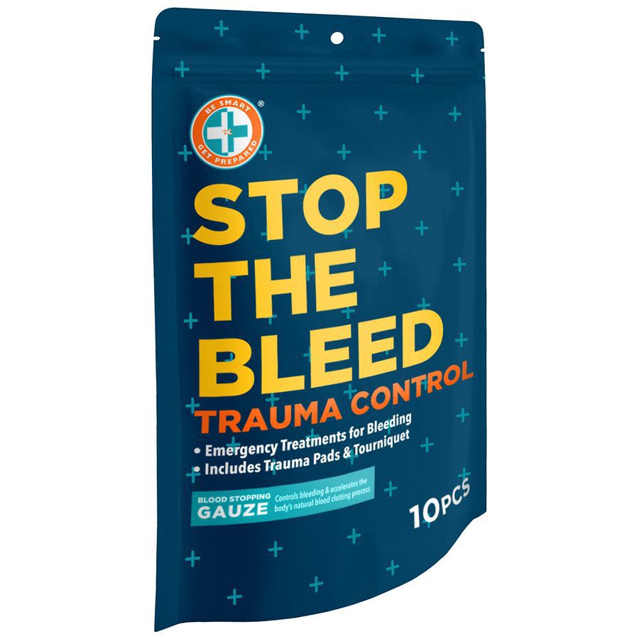 slide 5 of 5, Be Smart Get Prepared Trauma Control Kit, 1 ct