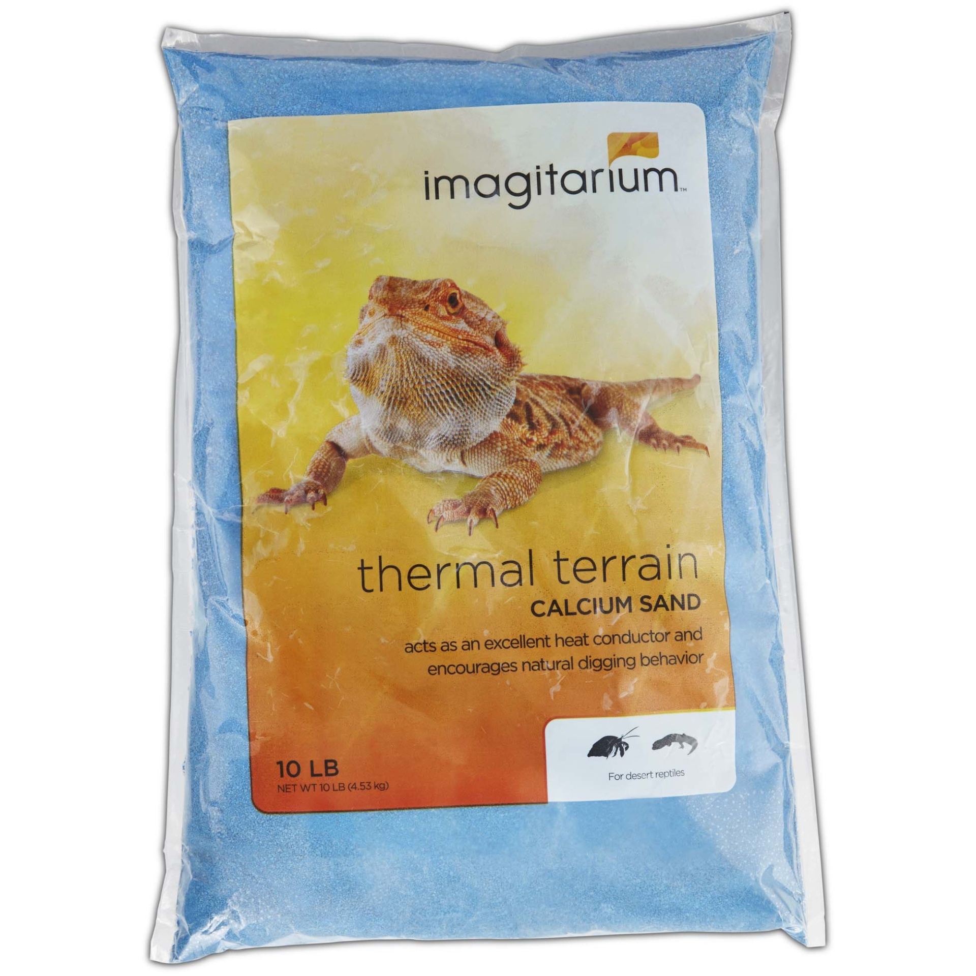 slide 1 of 1, Imagitarium Blue Calcium Reptile Sand, 10 lb