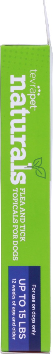 slide 4 of 13, TevraPet Naturals Flea & Tick Topicals for Dogs 3 - 1.5 ml Applicators, 3 ct