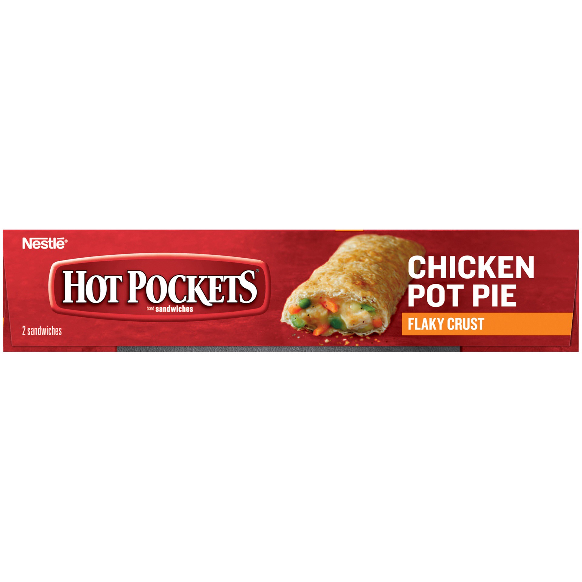 slide 6 of 11, Hot Pockets Chicken Pot Pie Flaky Crust Frozen Snacks, 2 ct; 4 oz
