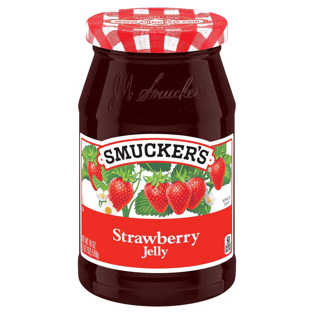 slide 6 of 13, Smucker's Strawberry Jelly, 18 oz