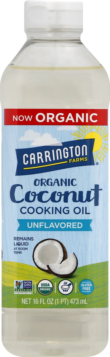 slide 1 of 9, Carrington Farms Coconut Oil, 16 fl oz