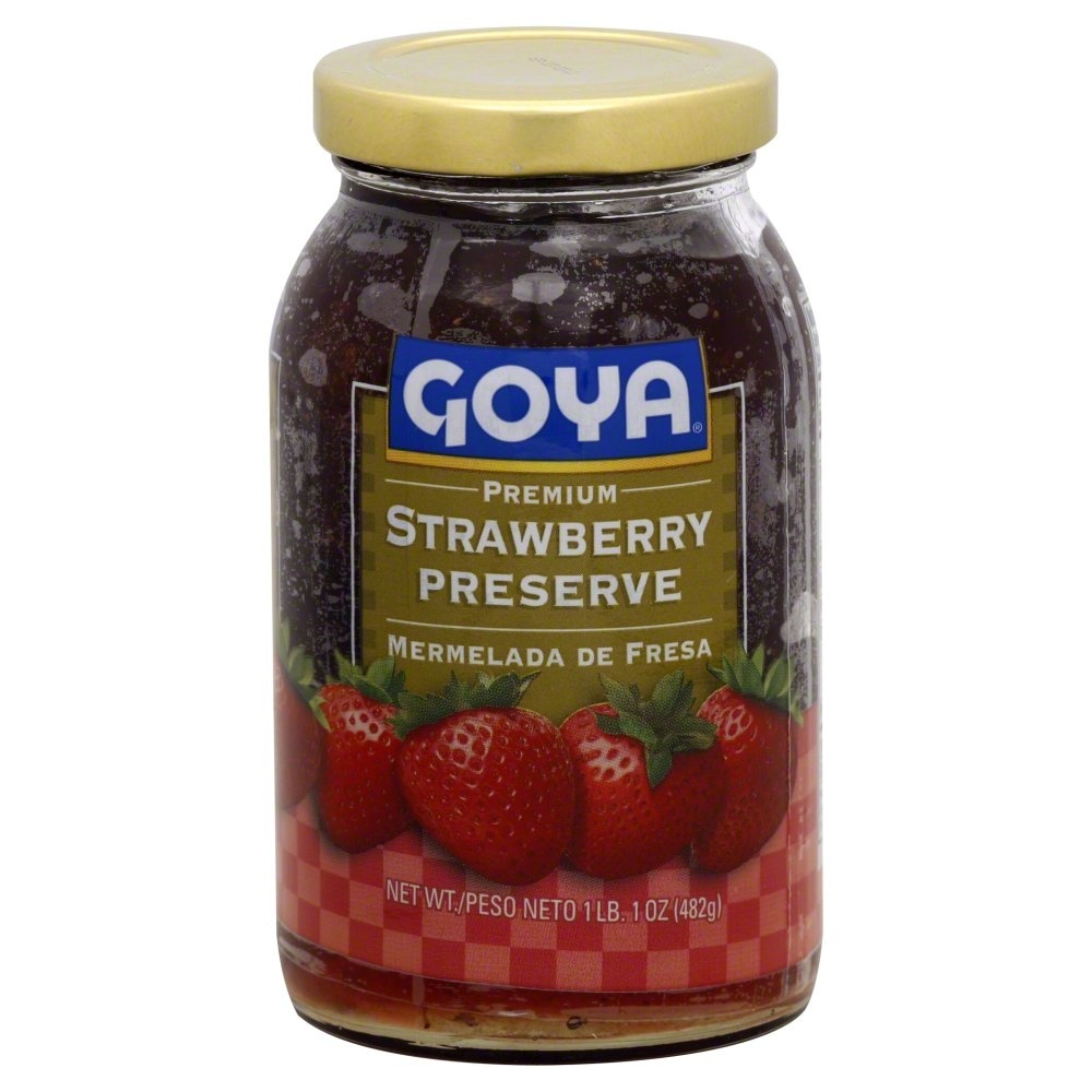 slide 1 of 1, Goya Strawberry Preserve, 17 oz