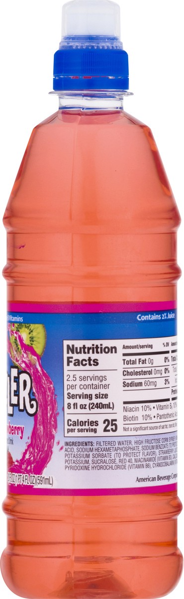 slide 12 of 13, Guzzler Kiwi Strawberry Drink, 20 FL OZ Bottle, 20 oz