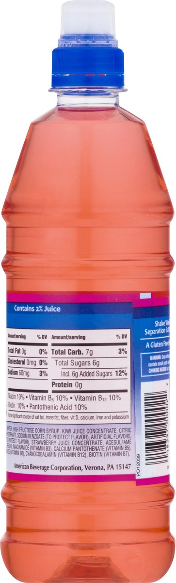 slide 5 of 13, Guzzler Kiwi Strawberry Drink, 20 FL OZ Bottle, 20 oz